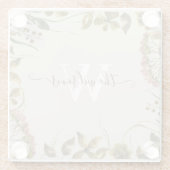 Mit Monogramm Untersetzer (Rückseite)