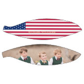 Mit Monogramm USA Flag Team Foto Patriotic America Basketball (Panele)