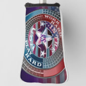 Mit Monogramm USA Golf Head Cover Golf Headcover (Rotieren 90)