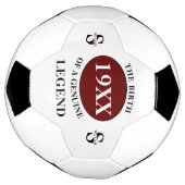 Mit Monogramm Vater Geburtstag Legende Jahrname Fußball (Gedreht)