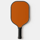 Mit Monogramm - verbrannte Orange Pickleball Schläger (Rückseite)