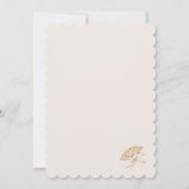 Mit Monogramm Viktorianischer Lüfter Einladung (Rückseite)