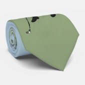 Mit Monogramm Vintage Artgolfkunst Krawatte (Gerollt)