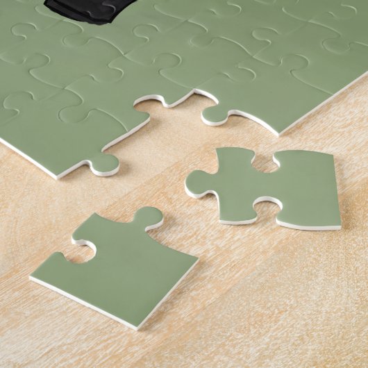 Mit Monogramm Vintage Artgolfkunst Puzzle (Seite)