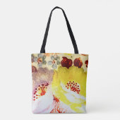 Mit Monogramm Vintage Blume Tasche (Rückseite)