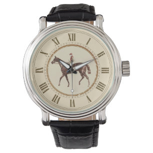 Mit Monogramm Vintager Reiter Armbanduhr