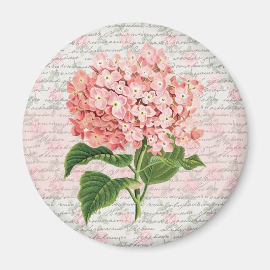 Mit Monogramm Vintager Traum Magnet (Vorne)