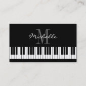 Mit Monogramm Visitenkarte (Vorderseite)