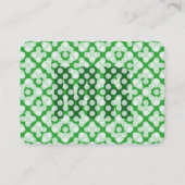 Mit Monogramm Visitenkarte (Rückseite)