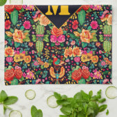 mit Monogramm Viva la Cocina Geschirrtuch (Gefaltet)