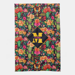 Mit Monogramm Viva la Cocina Geschirrtuch