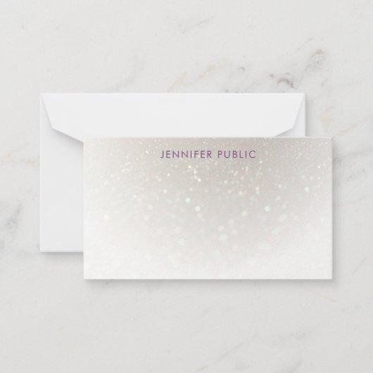 Mit Monogramm Vorlage für benutzerdefiniertes hand (Vorderseite)