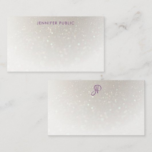 Mit Monogramm Vorlage für benutzerdefiniertes hand (Vorne/Hinten)