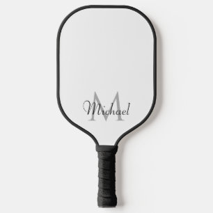 Mit Monogramm Vorlage für doppelseitige Elegance Pickleball Schläger