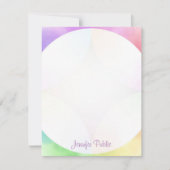 Mit Monogramm Vorlage Moderne Elegante Kalligraphi (Vorderseite)