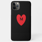 Mit Monogramm Vorname Schwarz Cool Case-Mate iPhone Hülle (Rückseite)