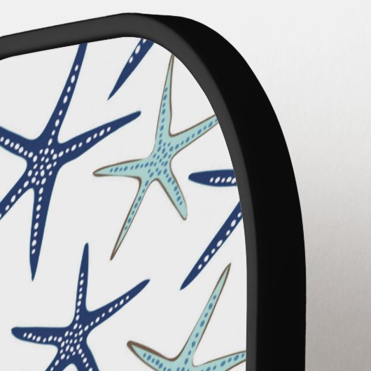 Mit Monogramm Vorstöße an der blauen Küste Pickleball Schläger (Linke Seite)