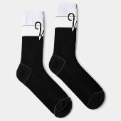 MIT MONOGRAMM W SOCKEN (Rechts)