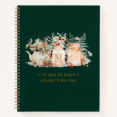 Mit Monogramm Waldblumenrezept Notizblock (Vorderseite)