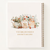 Mit Monogramm Waldblumenrezept Notizblock (Rückseite)