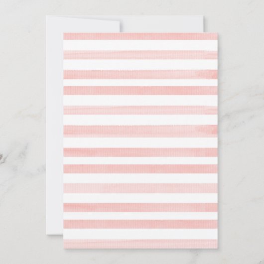 Mit Monogramm Wappen Girl Sip und sehen Einladung (Rückseite)