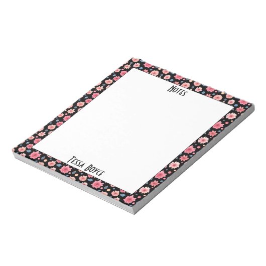 Mit Monogramm Wasserfarbe Niedlich Giro del Malcan Notizblock (Rotiert)