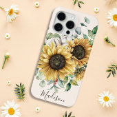 Mit Monogramm Wasserfarbe Vintag Rustikale Sonnenb Case-Mate iPhone Hülle