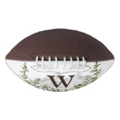 Mit Monogramm Wasserfarbengebirge und Wald Football (Vorderseite)