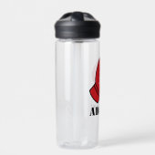 Mit Monogramm Wasserflasche mit Logo für den Hands Trinkflasche (Vorderseite)