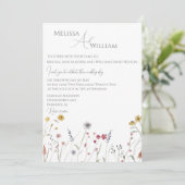 Mit Monogramm Wassernutzung Einladung (Stehend Vorderseite)