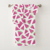 Mit Monogramm Watermelon Pattern Girls Badhandtuch Set (Insitu)