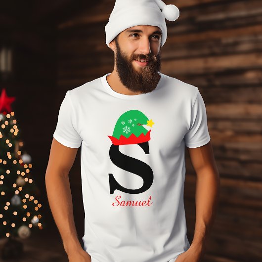 Mit Monogramm Weihnachten, personalisieren mit dem Baby Strampler