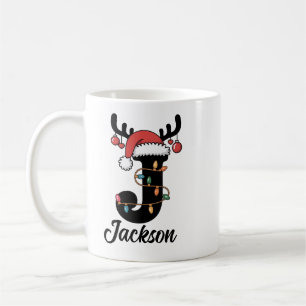 Mit Monogramm Weihnachten Personalisierter Urlaub Kaffeetasse