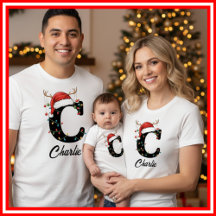 Mit Monogramm Weihnachtsantler-Weihnachtsmannmütze