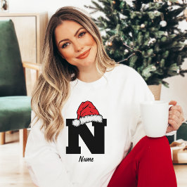 Mit Monogramm Weihnachtsfamilien personalisieren m Sweatshirt