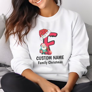 Mit Monogramm Weihnachtsfamilien personalisieren m T-Shirt