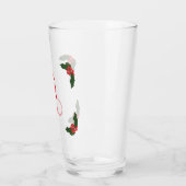 Mit Monogramm Weihnachtsfeier Glas (Links)