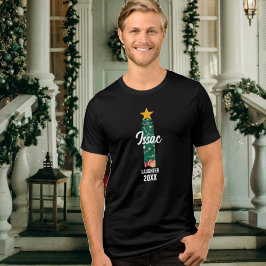Mit Monogramm Weihnachtsferien Issac Meaning Tri-Blend Shirt