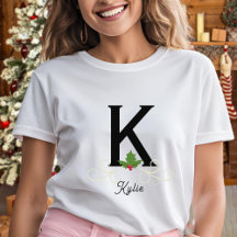 Mit Monogramm Weihnachtsfrauen