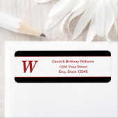 Mit Monogramm Weihnachtsrückgabedatum (Insitu)