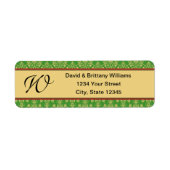 Mit Monogramm Weihnachtsrückgabedatum (Vorne)