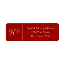 Mit Monogramm Weihnachtsrückgabedatum