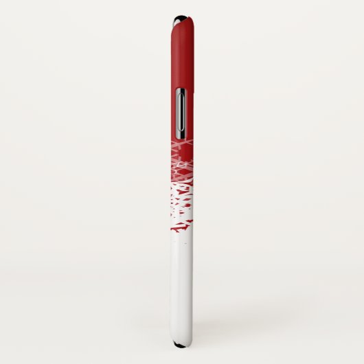 Mit Monogramm Weihnachtsschneeflocken Case-Mate iPhone Hülle (Hinten/Rechts)