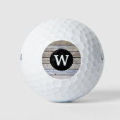 Mit Monogramm Wetterholz Golfball (Vorderseite)
