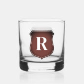 Mit Monogramm Whisky-Glas-Geschenk für den Vaterta Whiskyglas (Rückseite)