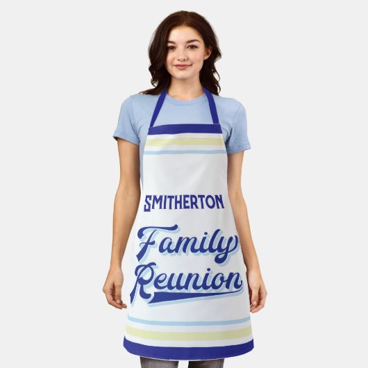 Mit Monogramm Wiedersehen Schürze (Getragen)