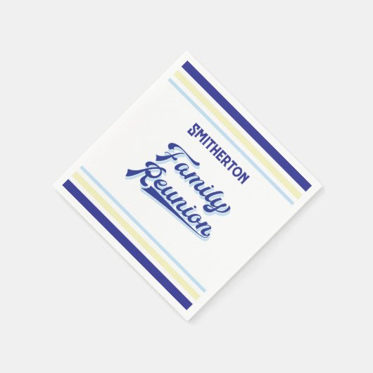 Mit Monogramm Wiedersehen Serviette (Ecke)