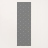 Mit Monogramm Yoga Mat - Rot-Gelb-Schottischer Tar Yogamatte (Rückseite)