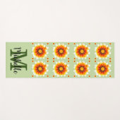 Mit Monogramm Yogamatte (Vorderseite (Horizontal))