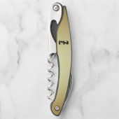 Mit Monogramm "Z"-Kellerschraube Kellnermesser (Vorderseite)